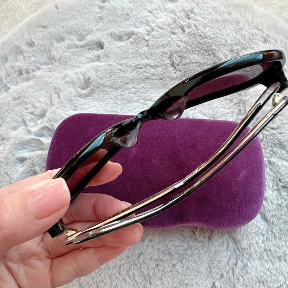 Authentic Gucci Black Oversized Frame Sunglasses - Picture 2 of 9